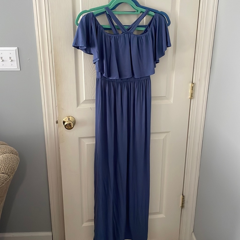 Pink blush maternity dress size small